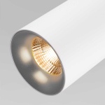 Подвесной светодиодный светильник Elektrostandard DLS021 9+4W 4200К белый матовый/серебро a045502