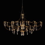 Подвесная люстра Loft IT Mira 10589/900 Gold Asfour