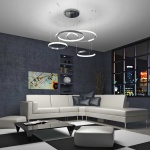 Подвесной светодиодный светильник Eurosvet Posh 90175/5 хром