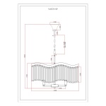 Подвесная люстра Moderli Wave V10772-6P