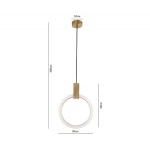 Подвесной светодиодный светильник Kink Light Aзaлия 08430-30,20