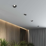 Встраиваемый светодиодный светильник Elektrostandard Slide 25083/LED 6W 4200K белый/чёрный a062942