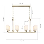 Подвесная люстра ST Luce Opalus SL1403.333.08
