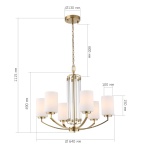 Подвесная люстра ST Luce Opalus SL1403.303.06
