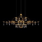 Подвесная люстра Loft IT Mira 10587/1000 Gold Asfour