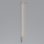 Настенный светодиодный светильник Elektrostandard Alto LED латунь 3000K 40134/LED a069823