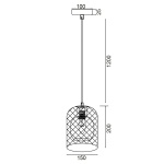 Подвесной светильник Vele Luce Diodor VL6402P01