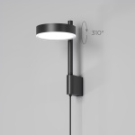 Настенный светодиодный светильник Elektrostandard Tobi 40129/LED черный a064592