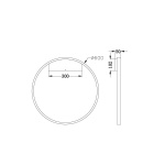 Настенный светильник Maytoni Rim MOD058WL-L35BS4K