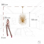Подвесная люстра LOFT IT Splash 10418/12