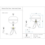 Настольная лампа Kink Light Омер 07706-T,19(16)