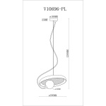Подвесной светильник Moderli Cosmi V10696-PL