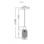Подвесной светильник Moderli Sunset V10920-P