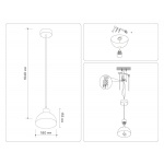 Подвесной светильник Ambrella light Traditional Loft TR83133