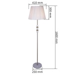 Торшер Reluce 02063-0.6-01 WH-CR
